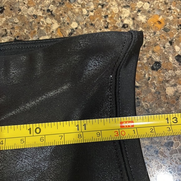 Spanx Shapewear Ready-to-Wow! Faux Leather Leggings Black Size Small - Picture 9 of 13